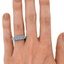 The Shera Ring, smallzoomed in top view on a hand