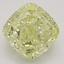 2.32 Ct. Fancy Yellow Cushion Diamond