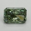 2.04 Ct. Fancy Vivid Green Radiant Lab Grown Diamond