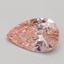 0.46 Ct. Fancy Intense Pink Pear Lab Grown Diamond