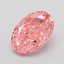 1.04 Ct. Fancy Vivid Pink Oval Lab Grown Diamond