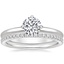 Platinum North Star Ring with Luxe Ballad Diamond Ring (1/4 ct. tw.)