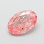 2.58 Ct. Fancy Vivid Pink Oval Lab Grown Diamond
