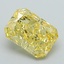 3.53 Ct. Fancy Intense Yellow Radiant Lab Grown Diamond