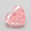 1.25 Ct. Fancy Vivid  Pink Heart Lab Grown Diamond
