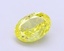 1.53 Ct. Fancy Vivid  Yellow Oval Lab Grown Diamond