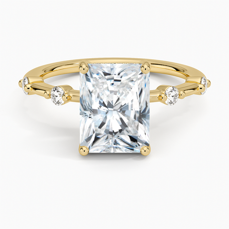 Aimee Solitaire with Hidden Halo Diamond Ring
