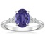Platinum Nadia Diamond Ring, smalltop view