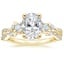 18K Yellow Gold Luxe Willow Three Stone Diamond Ring (1/2 ct. tw.), smalltop view