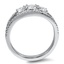 Split Shank Three Diamond Ring, smallview