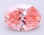 4.73 Ct. Fancy Vivid Pink Oval Lab Grown Diamond
