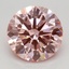 2.29 Ct. Fancy Vivid Pink Round Lab Grown Diamond