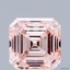 3.09 Ct. Fancy Intense Pink Asscher Lab Grown Diamond