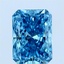 1.60 Ct. Fancy Vivid Blue Radiant Lab Grown Diamond
