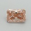0.56 Ct. Fancy Vivid Pink Radiant Lab Grown Diamond