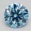 1.92 Ct. Fancy Vivid Blue Round Lab Grown Diamond