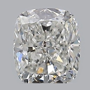 Cushion diamond — real photo