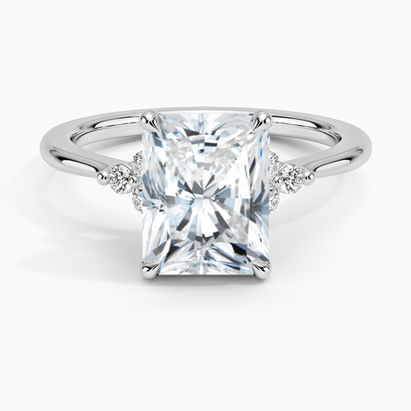 18K White Gold Melody Diamond Ring