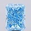 18.06 Ct. Fancy Vivid  Blue Radiant Lab Grown Diamond