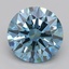 4.56 Ct. Fancy Vivid Blue Round Lab Grown Diamond