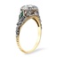 The Aurica Ring, smalltop view on a hand
