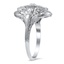 The Ama Ring, smalltop view on a hand