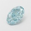 1.27 Ct. Fancy Intense Blue Oval Lab Grown Diamond