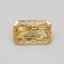 0.63 Ct. Fancy Vivid Yellow Radiant Lab Grown Diamond