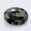 6.42 Ct. Fancy Deep Green Oval Lab Grown Diamond