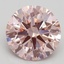 2.16 Ct. Fancy Intense Pink Round Lab Grown Diamond