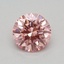 0.34 Ct. Fancy Vivid Pink Round Lab Grown Diamond