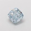 1.92 Ct. Fancy Intense  Blue Cushion Lab Grown Diamond