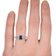 The Karanda Ring, smallzoomed in top view on a hand