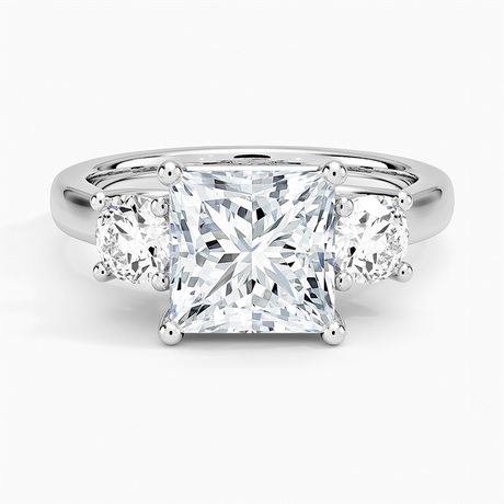 Petite Three Stone Trellis Diamond Ring (1/3 ct. tw.)