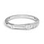 Custom Asymmetrical Baguette and Round Diamond Ring