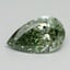 1.50 Ct. Fancy Vivid Green Pear Lab Grown Diamond