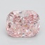 2.10 Ct. Fancy Intense Pink Cushion Lab Grown Diamond