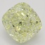 1.53 Ct. Fancy Light Yellow Cushion Diamond