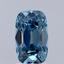 1.59 Ct. Fancy Vivid  Blue Cushion Lab Grown Diamond