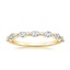 18K Yellow Gold Joelle Diamond Ring, smalltop view
