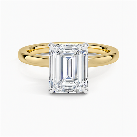 Audrey Mixed Metal 2mm Diamond Ring