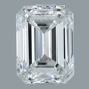 Emerald diamond — real photo