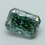 1.45 Ct. Fancy Vivid Green Radiant Lab Grown Diamond