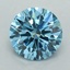 2.50 Ct. Fancy Vivid  Blue Round Lab Grown Diamond
