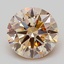 2.06 Ct. Fancy Light  Brown Round Lab Grown Diamond