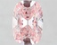3.14 Ct. Fancy Vivid  Pink Cushion Lab Grown Diamond