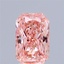 2.76 Ct. Fancy Vivid Pink Radiant Lab Grown Diamond