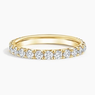 Luxe Three-Quarter Coverage Lab Diamond Ring