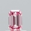 0.55 Ct. Fancy Intense Pink Emerald Lab Grown Diamond