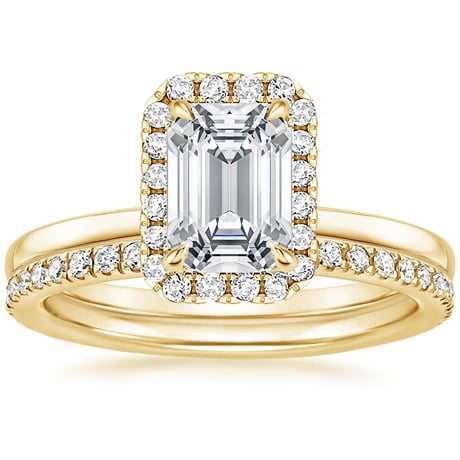 18K Yellow Gold Vienna Diamond Bridal Set (1/2 ct. tw.)
